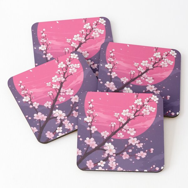 Item preview, Midnight Sakura Bloom: The Pink Lunar Glow designed and sold by Jimakmo.