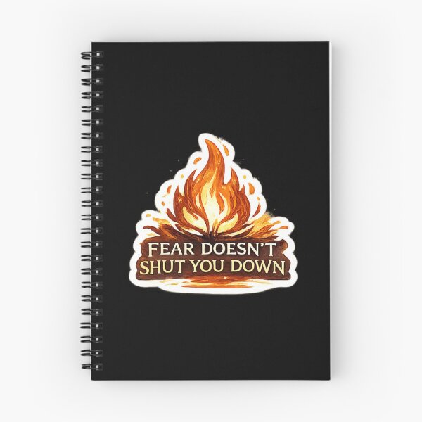 Item preview, Fear Doesn’t Shut You Down designed and sold by ouatisworld.