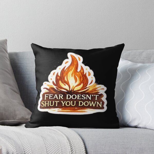 Item preview, Fear Doesn’t Shut You Down designed and sold by ouatisworld.