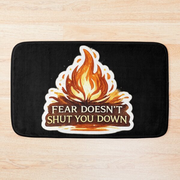 Item preview, Fear Doesn’t Shut You Down designed and sold by ouatisworld.
