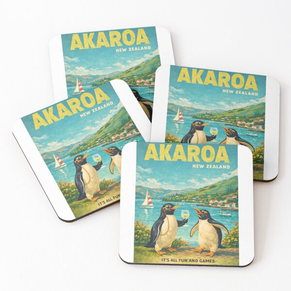 Item preview, Akaroa New Zealand Banks Peninsula Coastal Village Overlooking Akaroa Harbour with Canterbury South Island Landscape designed and sold by Aryabek.