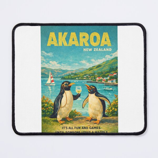 Item preview, Akaroa New Zealand Banks Peninsula Coastal Village Overlooking Akaroa Harbour with Canterbury South Island Landscape designed and sold by Aryabek.