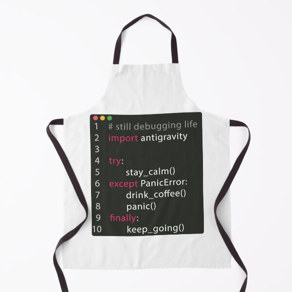 Item preview, Still Debugging Life Python Humor designed and sold by DrTol.