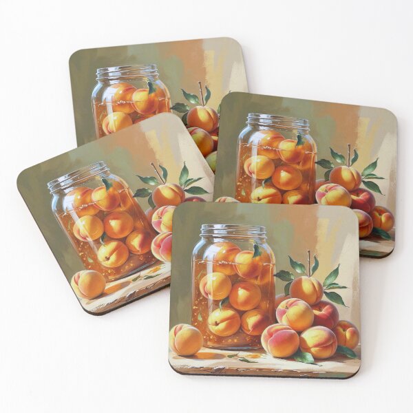 Item preview, Peach Preserves – Summer in a Jar designed and sold by Deezyned.