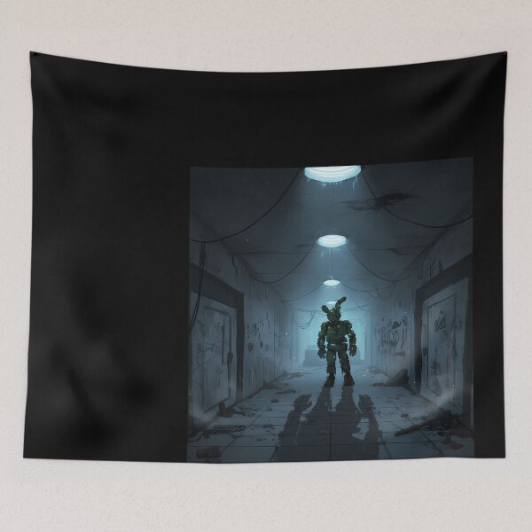 Item preview, Springtrap in a dark hallway designed and sold by ForThe2F0X1Folks.