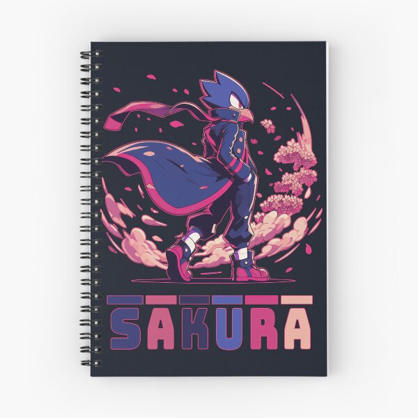 Artikelvorschau, Coole Anime-Vogel-Samurai-Sakura-Kriegerin-Ästhetik-Grafik entworfen und verkauft von AmazingEG.