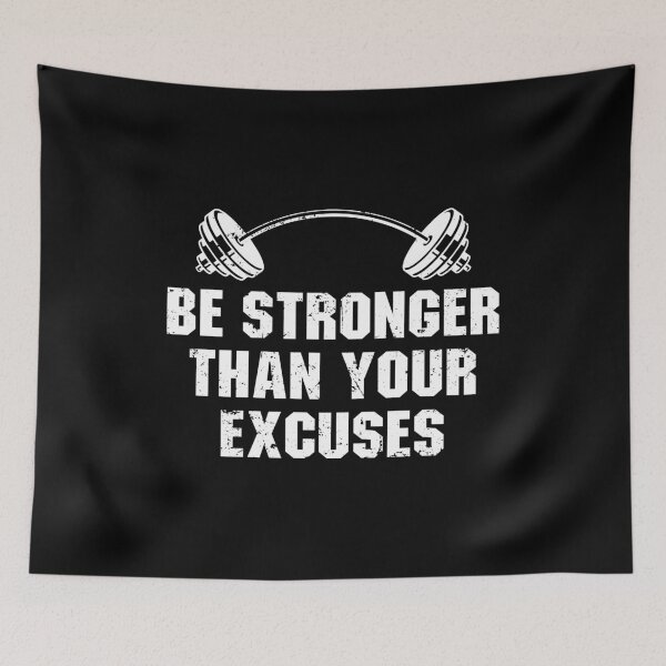 Item preview, Be Stronger Than Your Excuses designed and sold by zenicafariana.