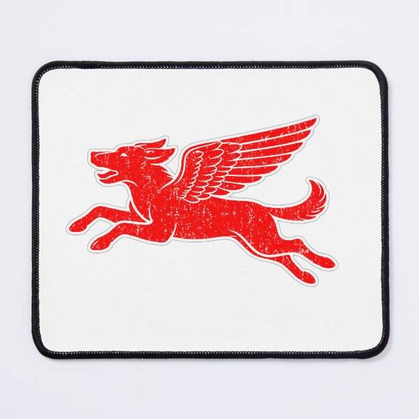Item preview, Flying Dog Vintage Pegasus Style Sticker designed and sold by PIXEL POP DESIGNS - Beyond the Norm!.