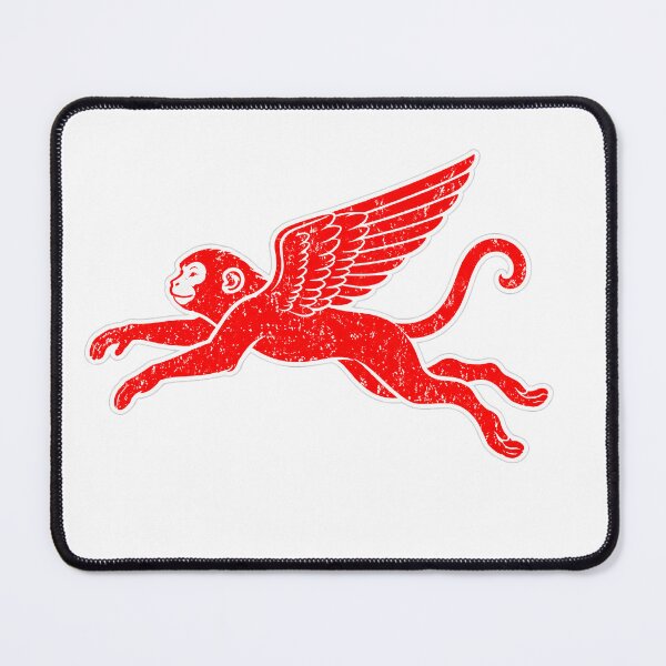 Item preview, Flying Monkey Vintage Retro Sticker designed and sold by PIXEL POP DESIGNS - Beyond the Norm!.