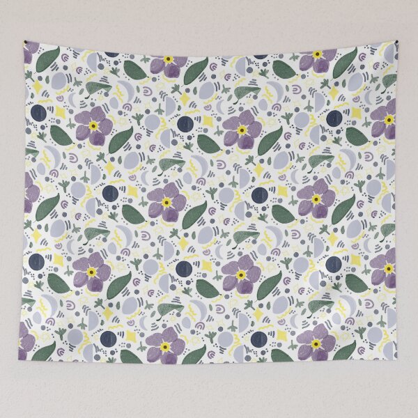 Item preview, Midnight Bloom Pattern designed and sold by MARIANNE LIM.
