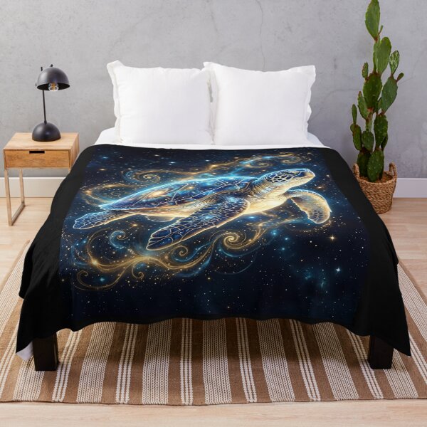 Item preview, Cosmic Sea Turtle in Starry Space designed and sold by Bappy888.