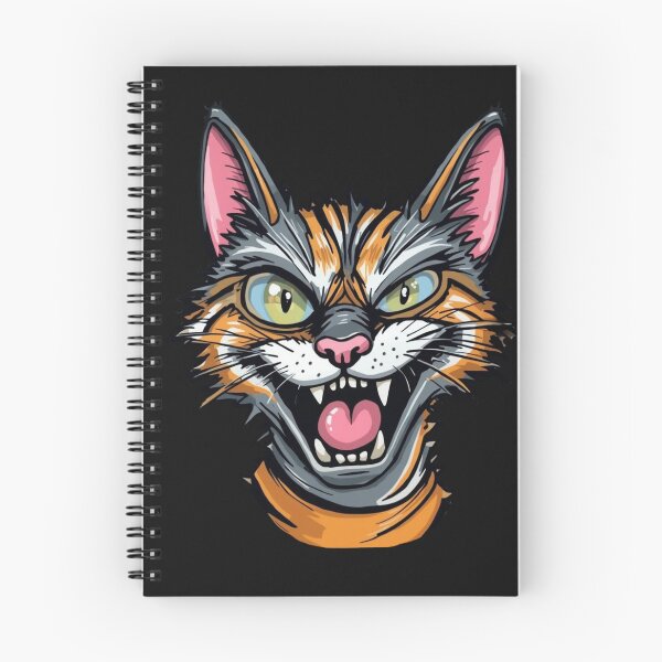 Item preview, Crazy Cat - Funny Cartoon Illustration for Cat Lovers designed and sold by shlepyart.