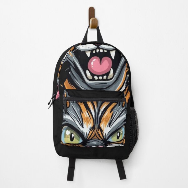 Item preview, Crazy Cat - Funny Cartoon Illustration for Cat Lovers designed and sold by shlepyart.