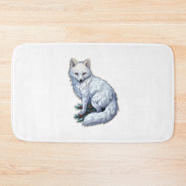 Item preview, Christmas Arctic Fox designed and sold by Solace Sparkles.