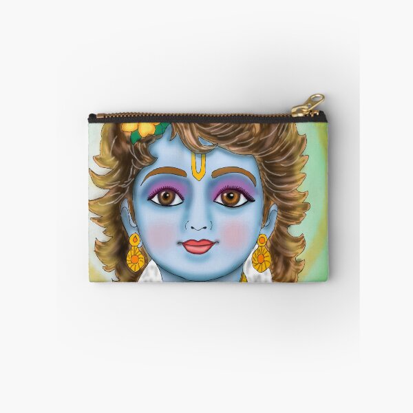 Item preview, Minimal Lord Krishna Artwork – Modern Spiritual Illustration designed and sold by Harshit_Digital_Arts.