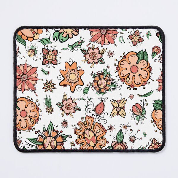 Item preview, Hand drawn whimsical flowers designed and sold by Wicked Cricket.
