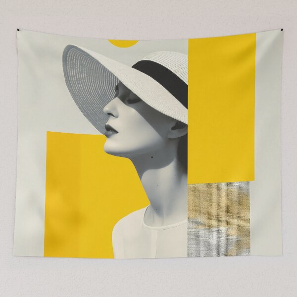 Item preview, Minimalist Photo Collage Modern Aesthetic Wall Art designed and sold by Mindrender.