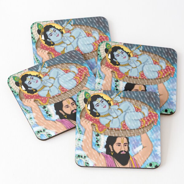 Item preview, Cosmic Lord Krishna & Vasudeva Art – Divine Energy Spiritual Design designed and sold by Harshit_Digital_Arts.
