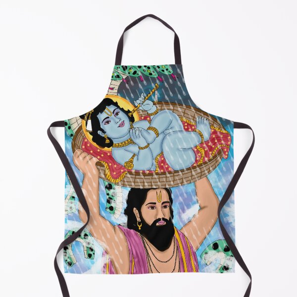 Item preview, Cosmic Lord Krishna & Vasudeva Art – Divine Energy Spiritual Design designed and sold by Harshit_Digital_Arts.