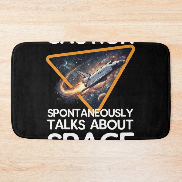 Item preview, Caution Spontaneously Talks About Space designed and sold by Bappy888.