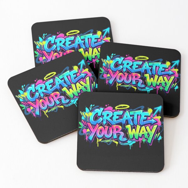 Item preview, Create Your Way Graffiti Motivational Design designed and sold by amazingcorner.