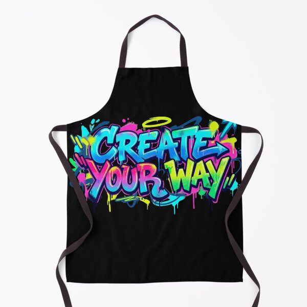 Item preview, Create Your Way Graffiti Motivational Design designed and sold by amazingcorner.