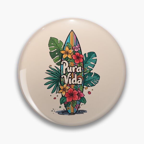 Item preview, Pura Vida Surf Board ?? designed and sold by TicoInk.