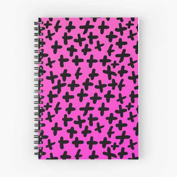 Item preview, Happy Little Crosses in Bright Pink designed and sold by Ink & Print Store .
