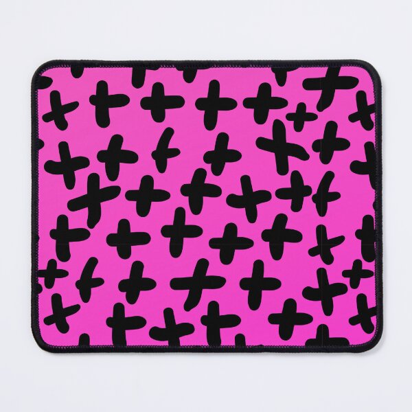 Item preview, Happy Little Crosses in Bright Pink designed and sold by Ink & Print Store .