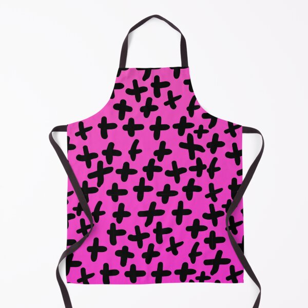 Item preview, Happy Little Crosses in Bright Pink designed and sold by Ink & Print Store .