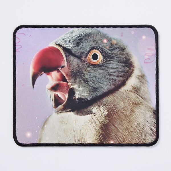 Item preview, Gray Indian-Ringneck Parakeet designed and sold by Krameri Creations.