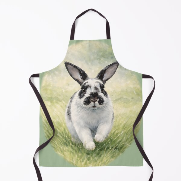 Item preview, Watercolor Bunny Running Through Meadow designed and sold by blankTeeShirt.