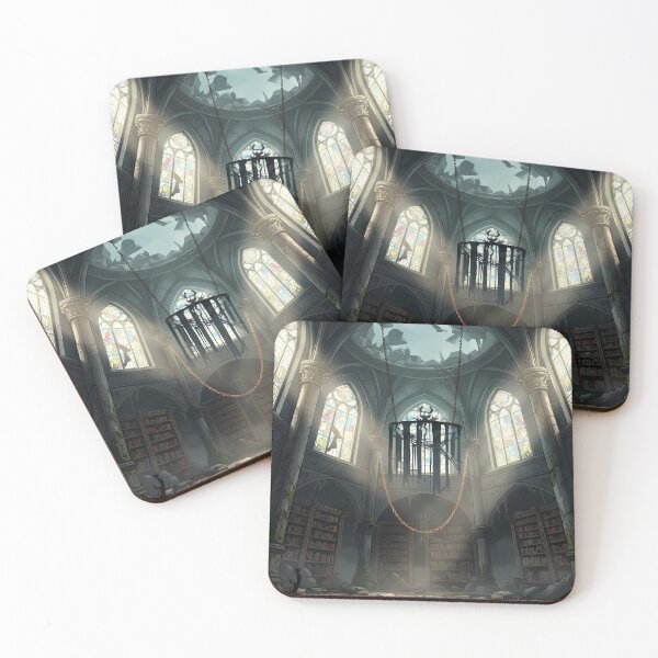 Item preview, Haunted Library with Suspended Cage designed and sold by DeBrainstore.