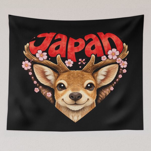 Item preview, Japan - Deer Heart Shape designed and sold by Myra365Art.