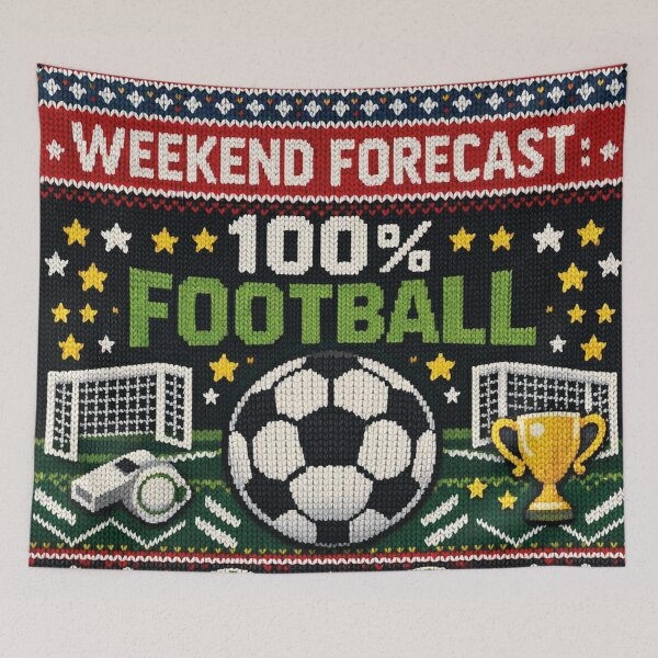 Item preview, Weekend Forecast 100 Percent Football Knitting Pattern designed and sold by Mauswohn.