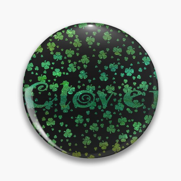 Item preview, Abstract background with clover leaves in metallic green. designed and sold by Wednesday Art design .