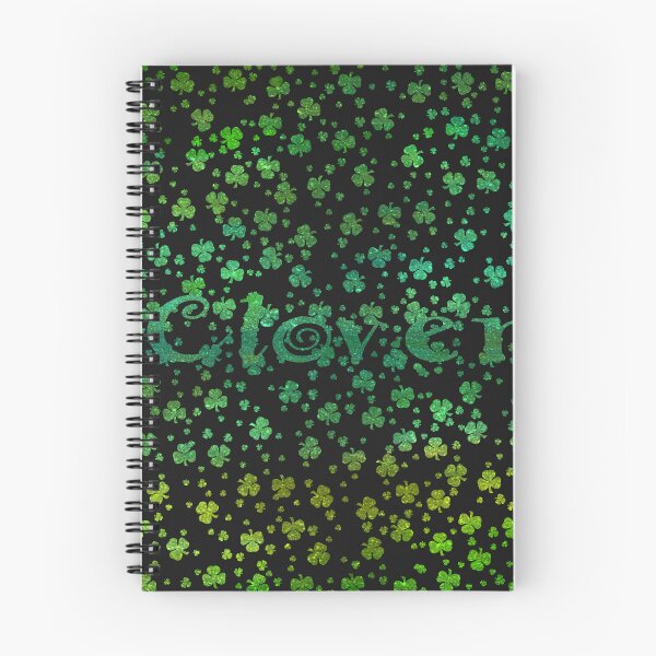 Item preview, Fondo abstracto con hojas de trébol en verde metálico. designed and sold by Wednesday Art design .