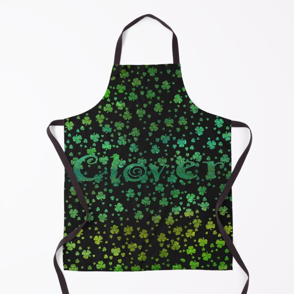 Item preview, Abstract background with clover leaves in metallic green. designed and sold by Wednesday Art design .