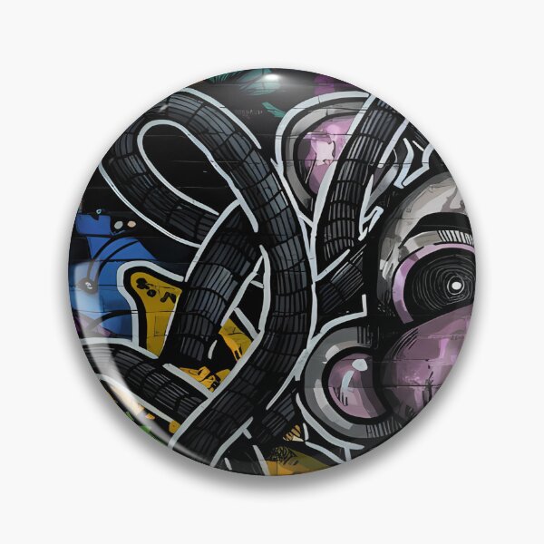 Item preview, Graffiti Art of a Creepy Animatronic Character designed and sold by DeBrainstore.