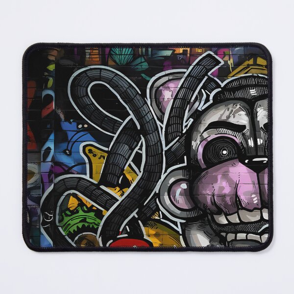 Item preview, Graffiti Art of a Creepy Animatronic Character designed and sold by DeBrainstore.