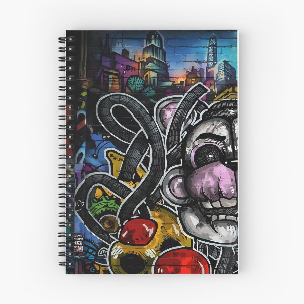 Item preview, Graffiti Art of a Creepy Animatronic Character designed and sold by DeBrainstore.