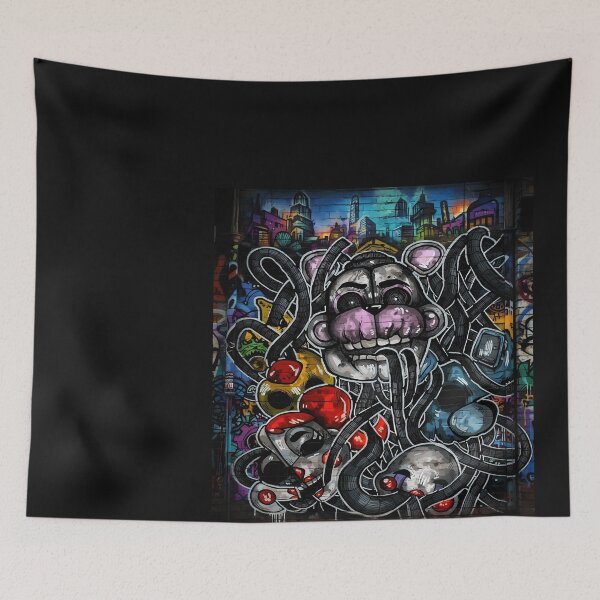 Item preview, Graffiti Art of a Creepy Animatronic Character designed and sold by DeBrainstore.