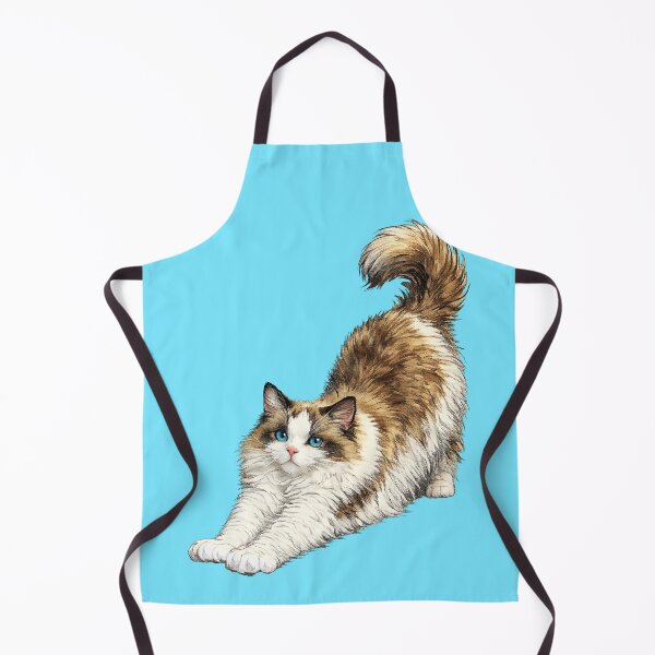 Item preview, Beautiful Stretching Ragdoll Cat designed and sold by Lion and Lamb Design.