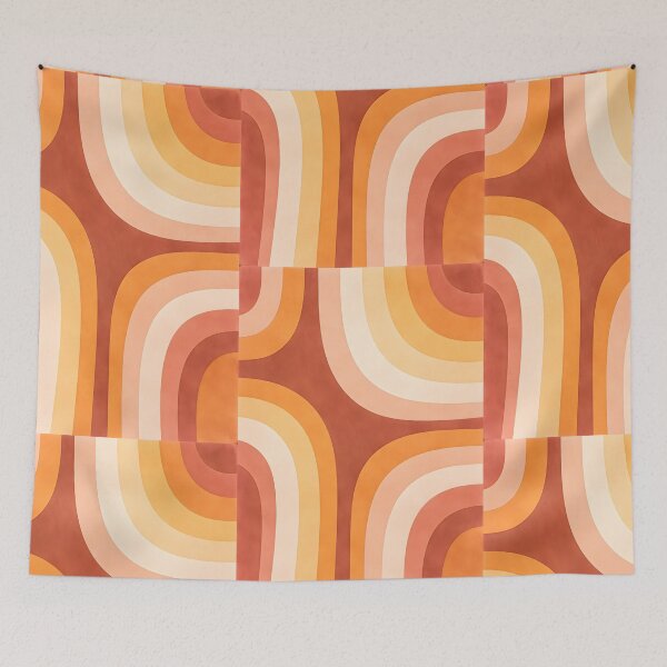 Item preview, Retro Sunset Arches Pattern designed and sold by blankTeeShirt.