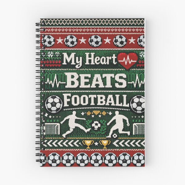 Item preview, My Heart Beats Football Heartbeat Passion Knitting Pattern designed and sold by Mauswohn.
