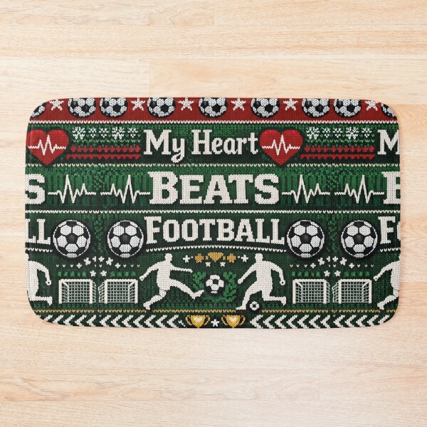 Item preview, My Heart Beats Football Heartbeat Passion Knitting Pattern designed and sold by Mauswohn.
