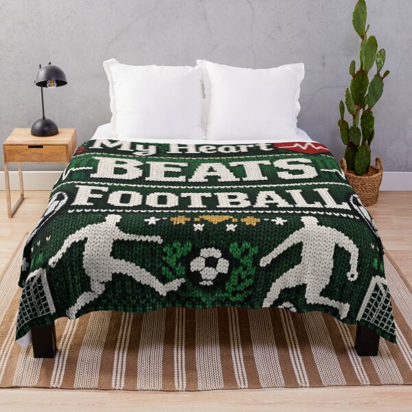 Item preview, My Heart Beats Football Heartbeat Passion Knitting Pattern designed and sold by Mauswohn.