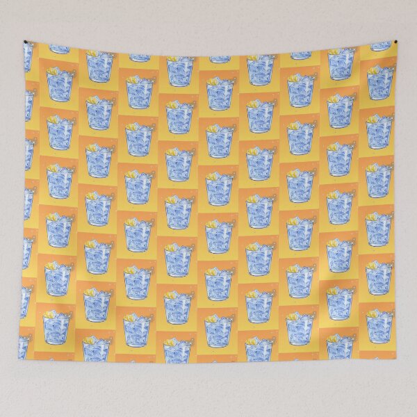 Item preview, Ice Water with Spiral Lemon Design designed and sold by chucktownjax.