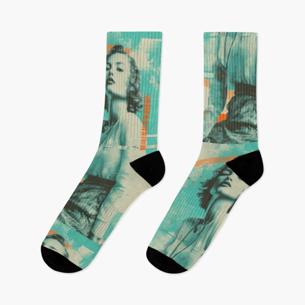 Item preview, Dreamy Atomic Horizon Retro Futurism Synthwave Fashion Portrait designed and sold by WartonnoArt.