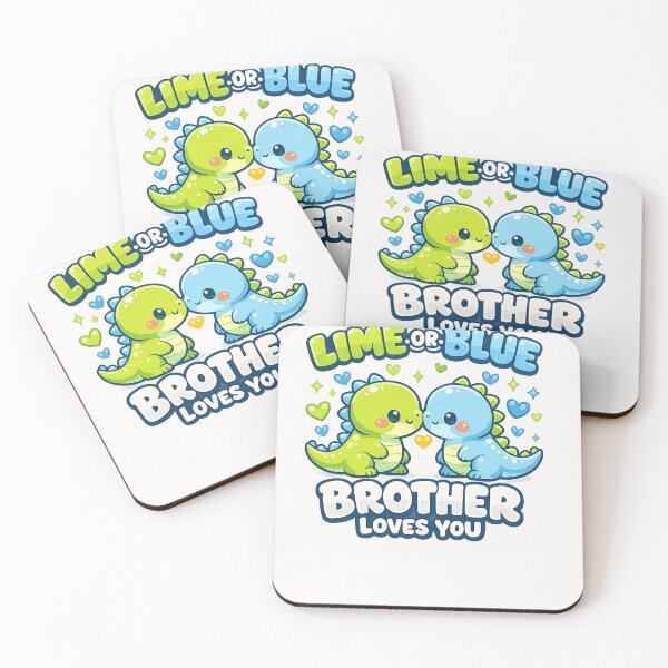Item preview, Lime or Blue Brother Loves You dinosaur sibling joke  funny humor designed and sold by Pawsome Quotes.